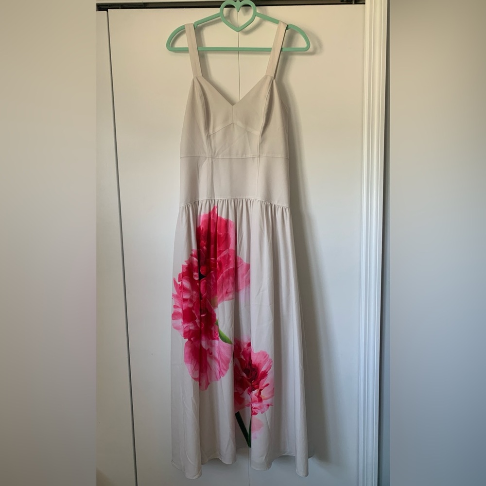 Stunning Express Floral Cream Dress Size 2 NWT (see description)